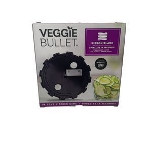 NEW Veggie Bullet Ribbon Thick Slicer Blade 5mm Stainless Steel Replacement